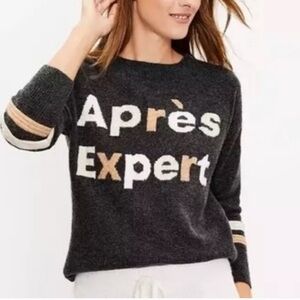 Lou & Grey “Apres Expert” Crewneck Sweater Size XS